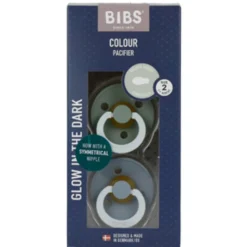 Bibs Fopspeen Symmetric Maat 2 6-18 mnd Glow Sage Cloud 2 stuks