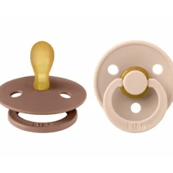 Bibs Fopspeen Symmetric Maat 2 6-18 mnd Woodchuck Blush 2 stuks