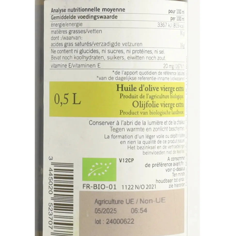 Bio Planete Olie Olijf Virgin Bio 500 ml