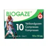 Biogaze Kompress 10 x 10 cm 10 stuks