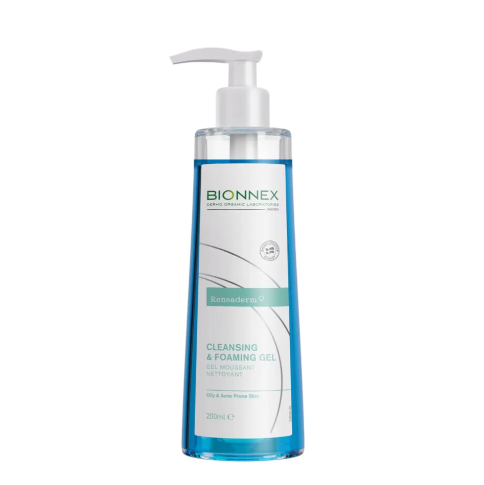 Bionnex Rendaderm Reinigende Foam Gel Voor Vettige en Acnegevoelige Huid 200 ml