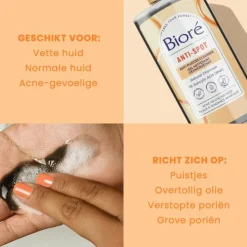 Bioré Houtskool Anti-Puistjes Cleanser 200 ml