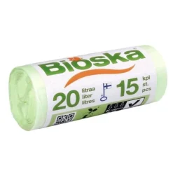 Bioska Afvalzakken 20 liter 15 stuks