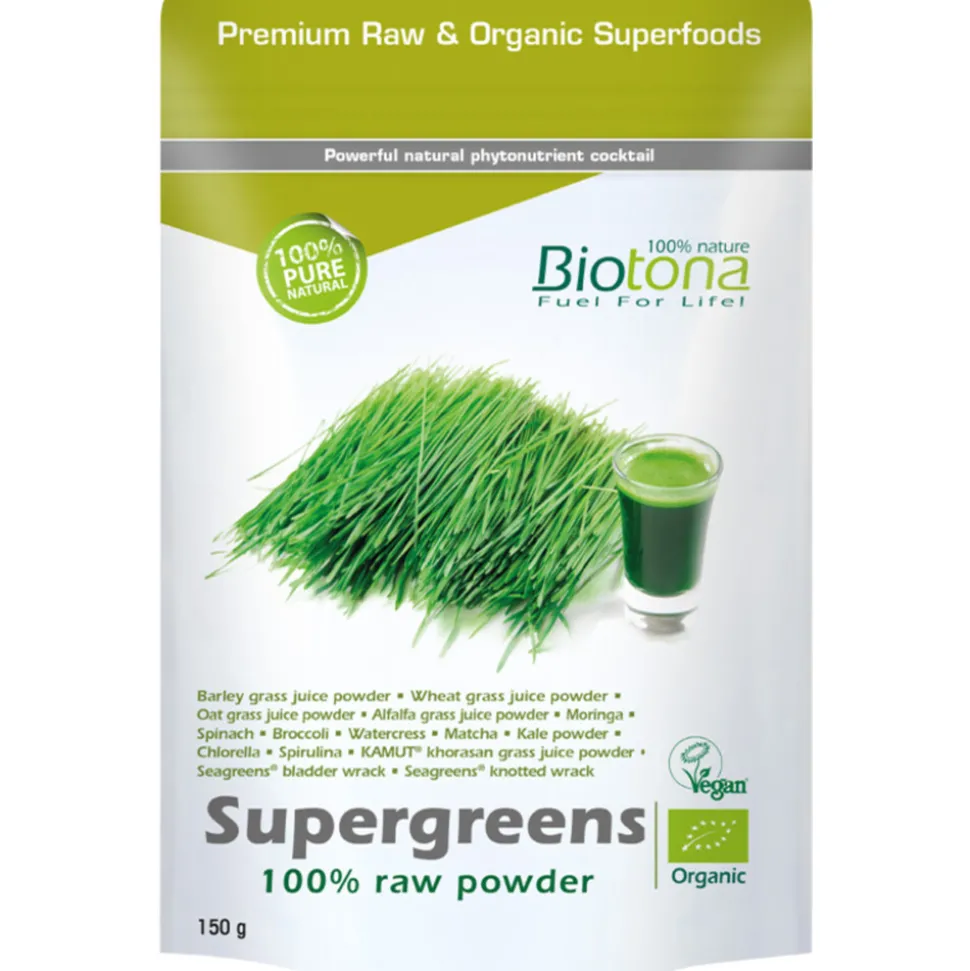Biotona Supergreens Raw Powder 150 gr