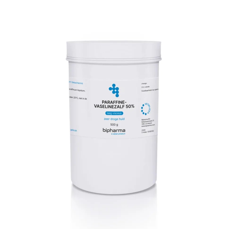 Bipharma Paraffine Vaselinezalf 50% 500 gr