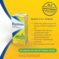 Bisolvon Hoestsiroop 2-in-1 Kind 133 ml
