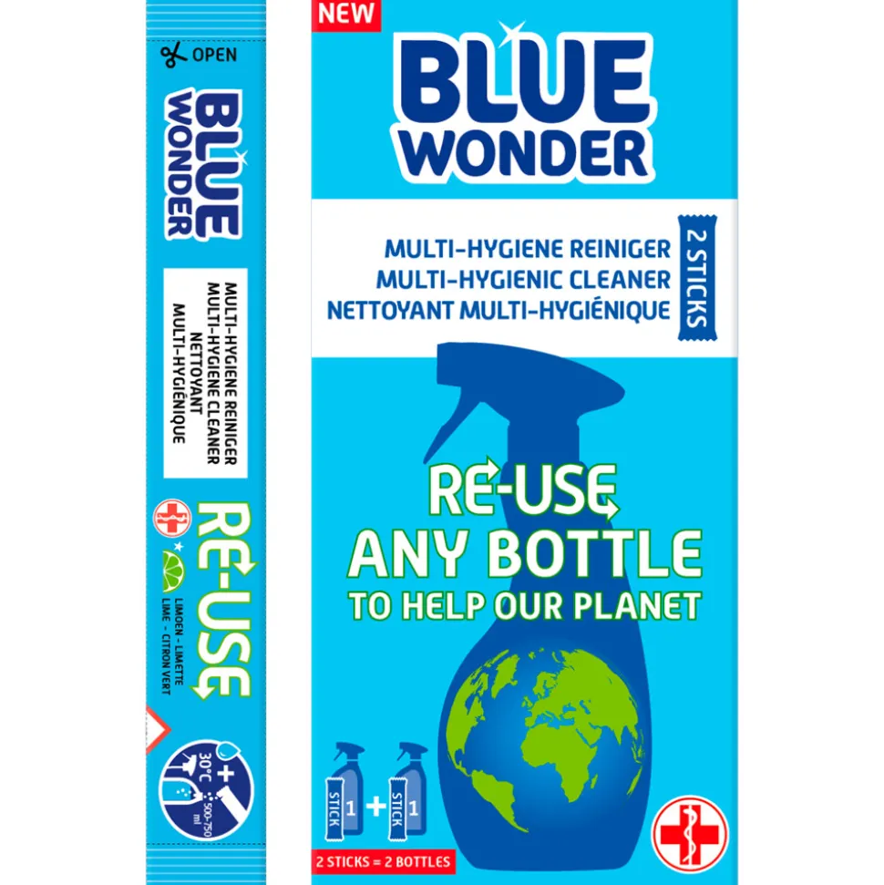 Blue Wonder Herbruikbare Sticks Multi-Hygiene 2 stuks