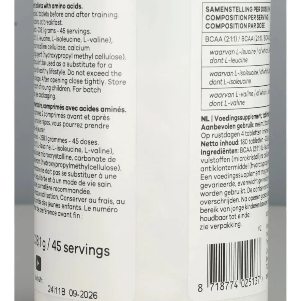 Body & Fit BCAA Super Tabs 180 tabletten