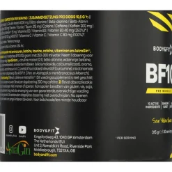 Body & Fit BF10 Pre-workout Sour Yellow 315 gr