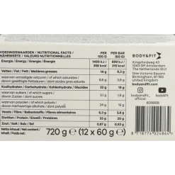 Body & Fit Perfection Bar Crunchy Milk Chocolate Cookie 12 x 60 gr