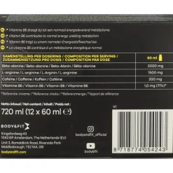 Body & Fit Pre-workout Shot Berries 12 x 60 ml