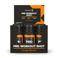 Body & Fit Pre-workout Shot Orange 12 x 60 ml