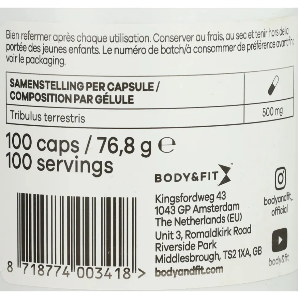 Body & Fit Tribulus Max 100 stuks