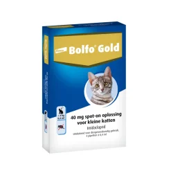 Bolfo Gold Anti Vlooiendruppels Kat Vanaf 1 kg 4 pipetten