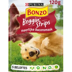 Bonzo Beggin Strips Bacon 120 gr