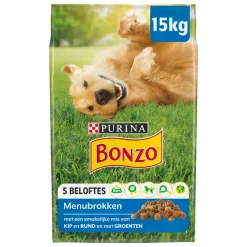 Bonzo Droogvoer Adult Menubrokken Kip 15 kg