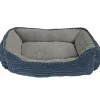 Boon Divan Corduroy Blauw - Grijs 50 x 40 cm