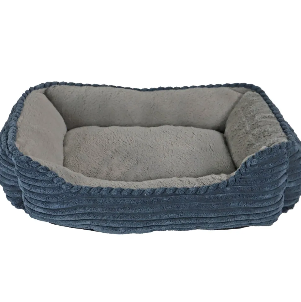Boon Divan Corduroy Blauw - Grijs 50 x 40 cm