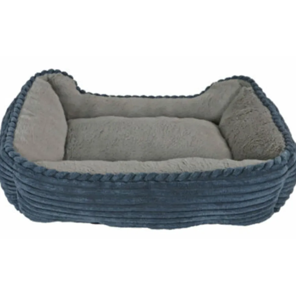 Boon Divan Corduroy Blauw - Grijs 50 x 40 cm