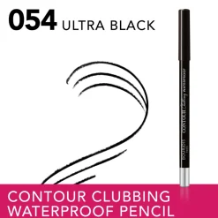 Bourjois Contour Clubbing Waterproof Oogpotlood Ultra Black 54 1.2 gr