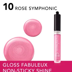 Bourjois Gloss Fabuleux Lipgloss Rose Symphonic 10 2.4 gr
