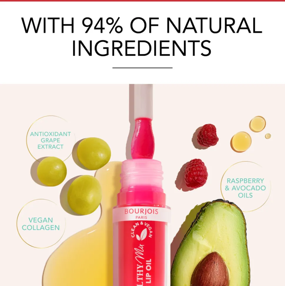 Bourjois Healthy Mix Clean S.O.S Lip Oil 04 Pink Passion 4,5 ml