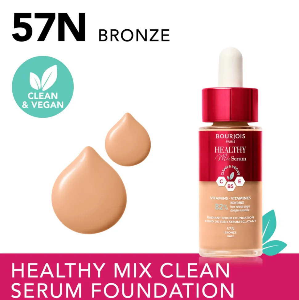 Bourjois Healthy Mix Serum Foundation 57 Bronze 30 ml