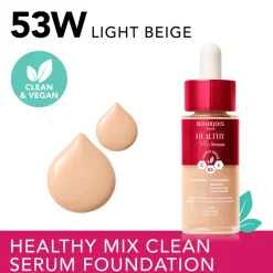 Bourjois Healthy Mix Serum Foundation 53 Light Beige 30 ml