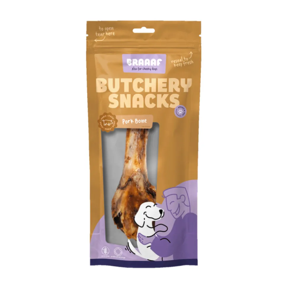 Braaaf Butchery Pork Bone Hondensnack