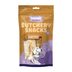 Braaaf Butchery Rabbit Paws Hondensnack 100 gr
