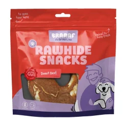 Braaaf Donut Hondensnack Vlees & Vis 10-12 cm 115 gr