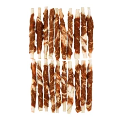 Braaaf Rol Sticks Hondensnack Vlees - Vis 12 cm 250 gr