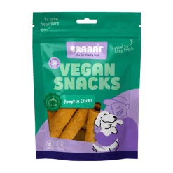 Braaaf Sticks Hondensnack Pompoen 6 cm 80 gr
