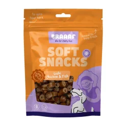 Braaaf Sushi Hondensnack Kip - Vis 85 gr