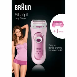Braun Elektrisch Scheerapparaat en Trimmersysteem Silk-épil 5-100 Roze