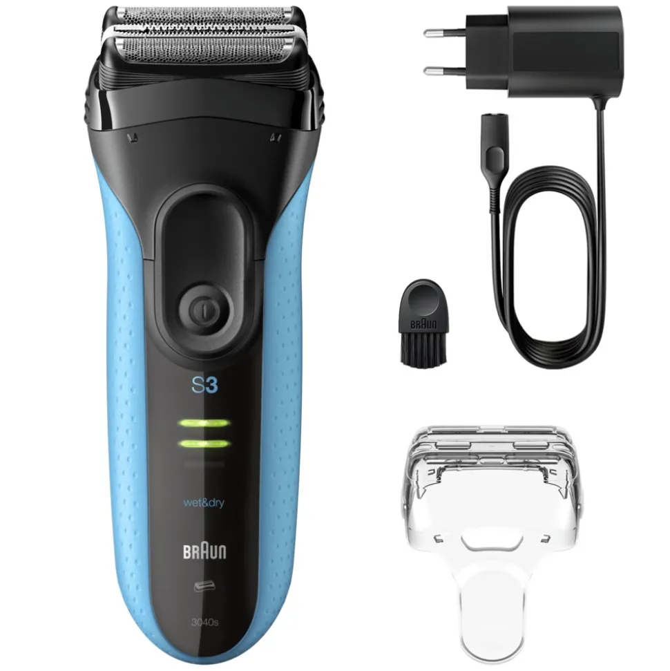 Braun Elektrisch Scheerapparaat Series 3+ 3040S Blauw