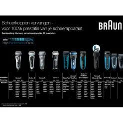 Braun Scheerapparaat Series 8 8340s Zwart