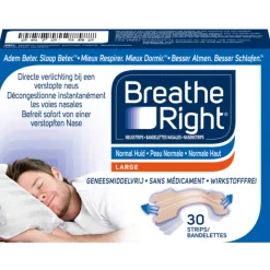 Breathe Right Neusstrips Normale Huid 30 stuks