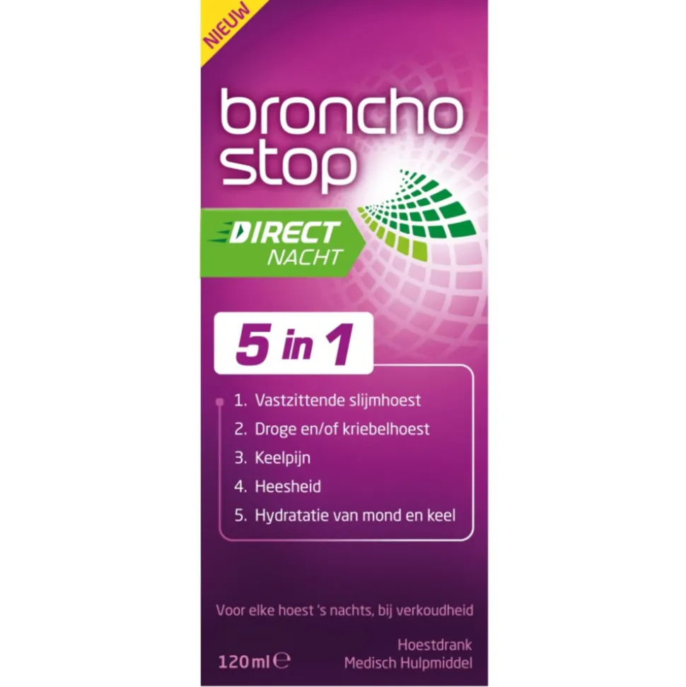 Bronchostop Direct Nacht 5-in-1 120 ml