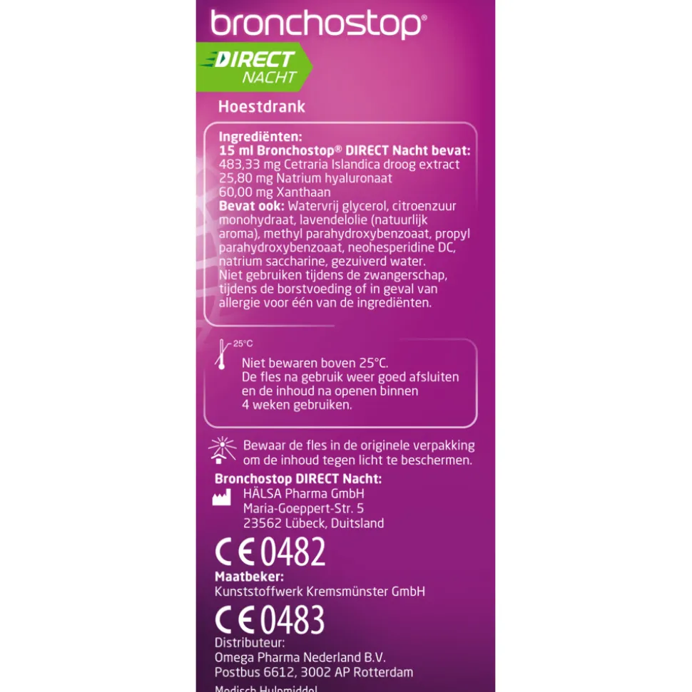 Bronchostop Direct Nacht 5-in-1 120 ml