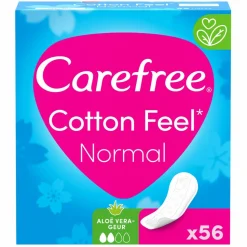 Carefree Cotton Feel Aloe 56 stuks