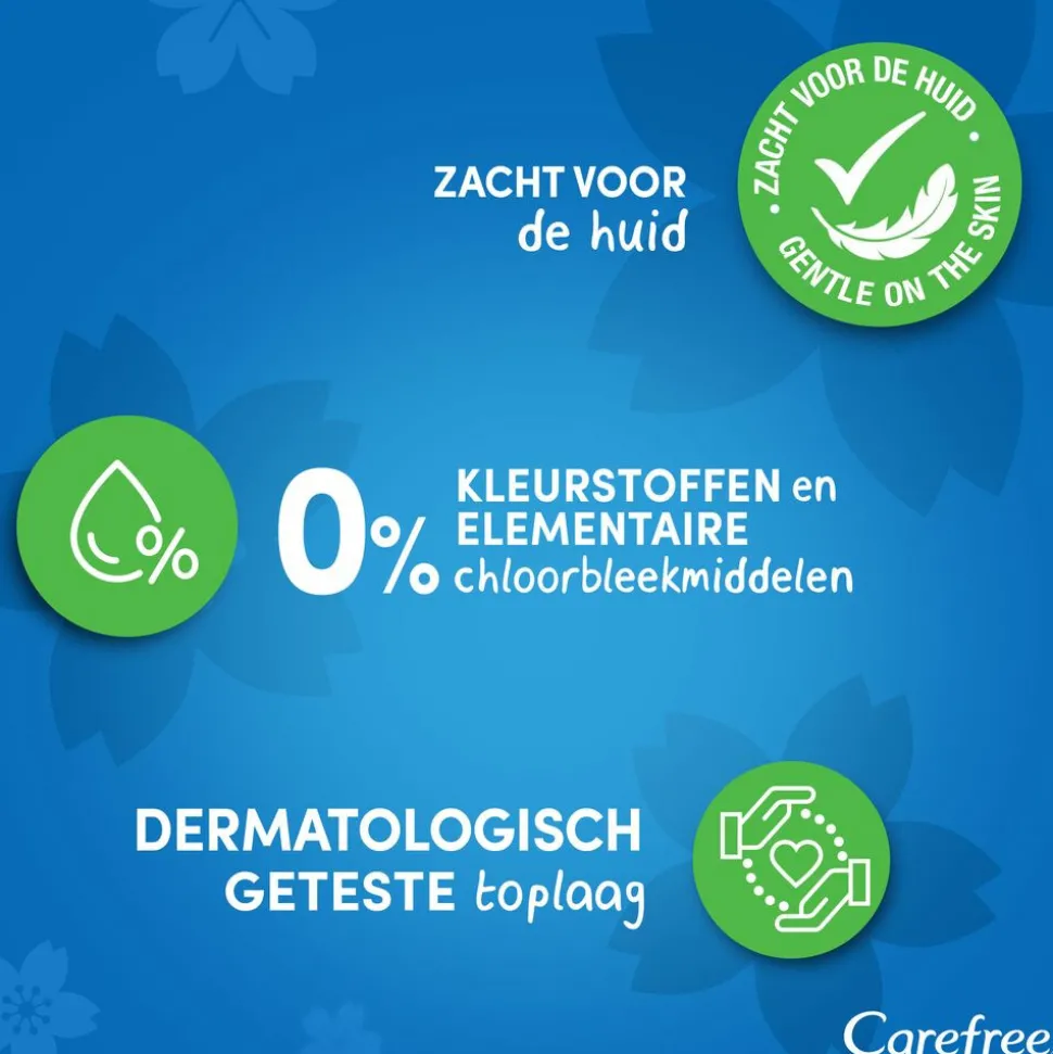 Carefree Cotton Feel Flexiform Small / Medium 56 stuks