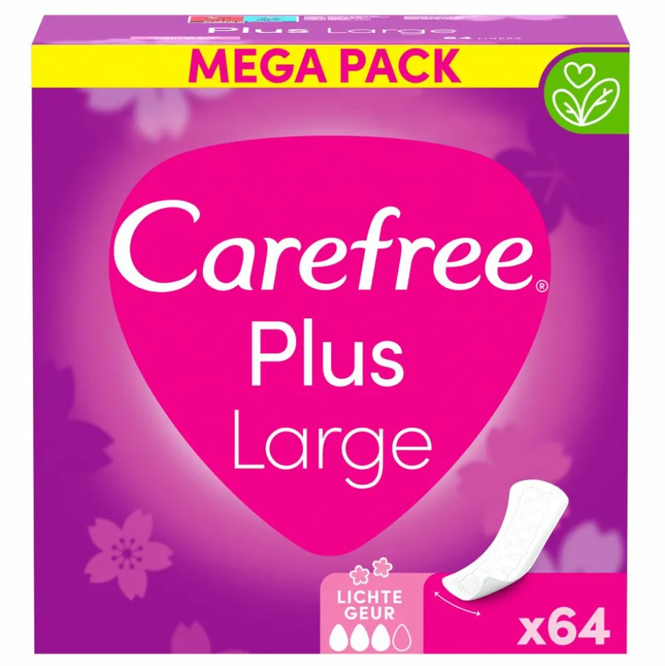 Carefree Plus Large 64 stuks