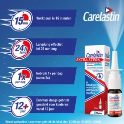 Carelastin Extra Sterk Azelastine Neusspray bij Hooikoorts 10 ml