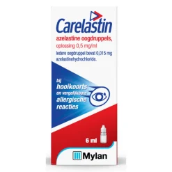 Carelastin Oogdruppels bij Hooikoorts 6 ml