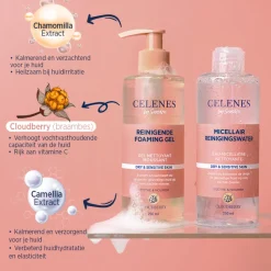 Celenes Bergbraam Reinigende Foam Gel Droge / Gevoelige Huid 250 ml