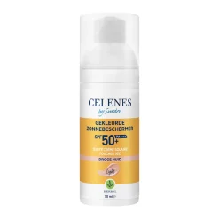 Celenes Herbal Dry Touch Zonnefluïde Getint SPF 50 50 ml
