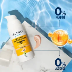 Celenes Herbal Dry Touch Zonnefluïde Getint SPF 50 50 ml