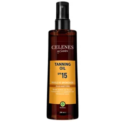 Celenes Herbal Tanning Oil Alle Huidtypes SPF 15 200 ml