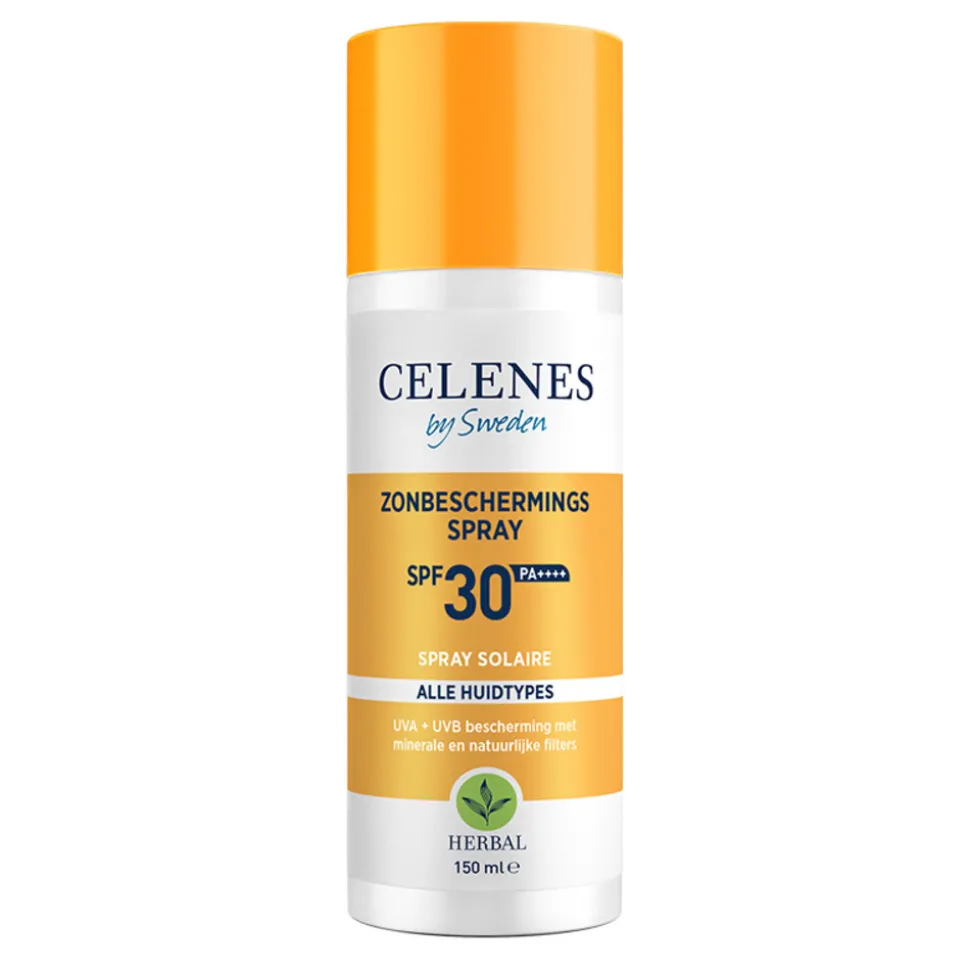 Celenes Herbal Zonnebrand Spray SPF 30 Alle Huidtypes 150 ml